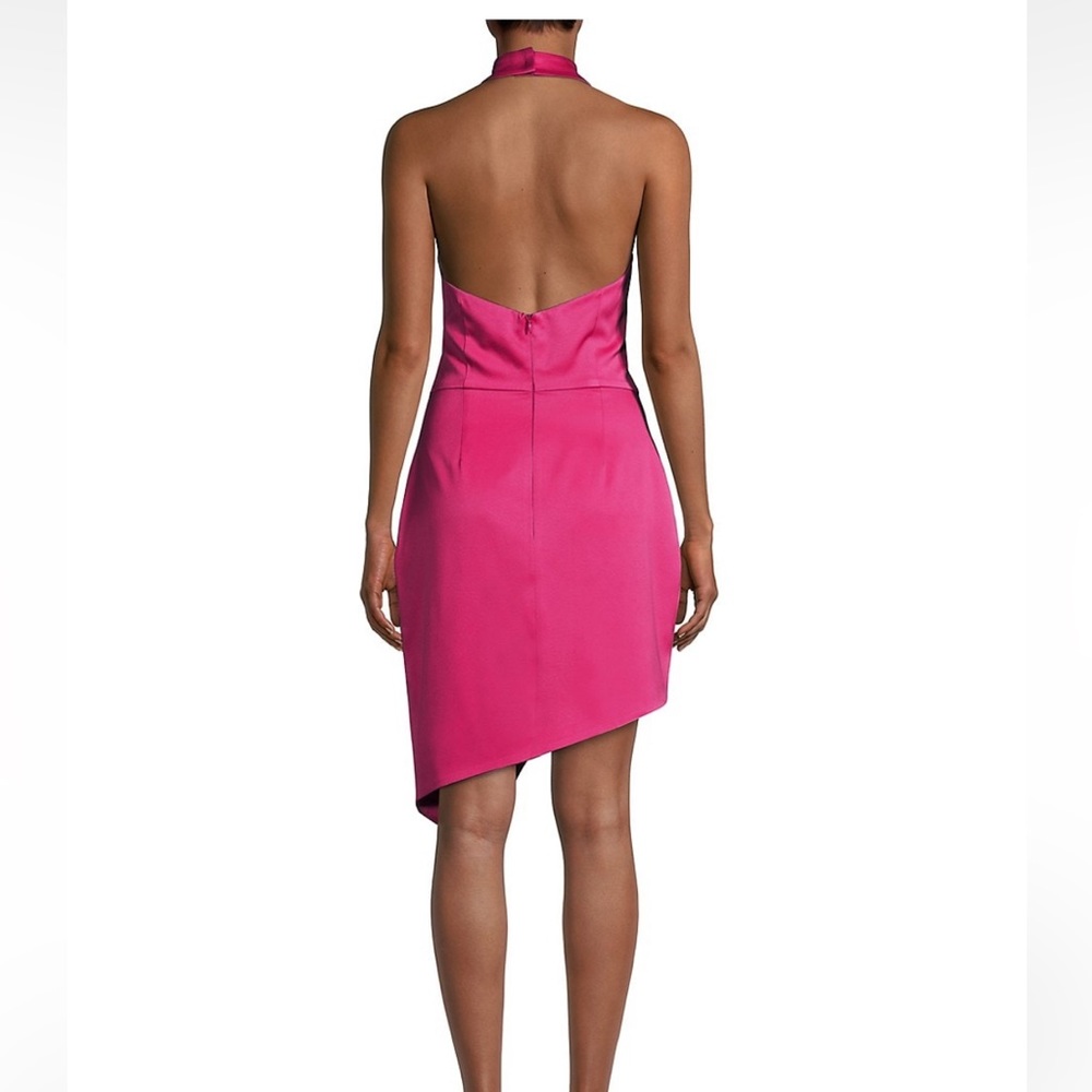 ELLIATT Halter Mini Dress Hot Pink Sz XL - NWT - Picture 4 of 5